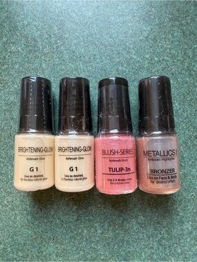 Luminess Airbrush Highlighter & Blush Set — Cream, Pink, Bronze